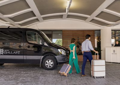 shuttle service by hotel